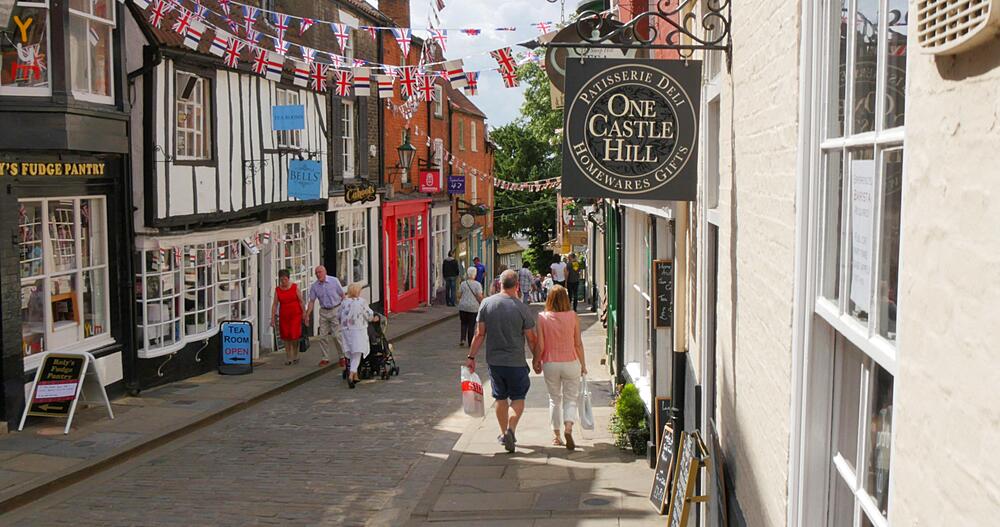 Castle Hill, Lincoln, Lincolnshire, England, UK, Europe