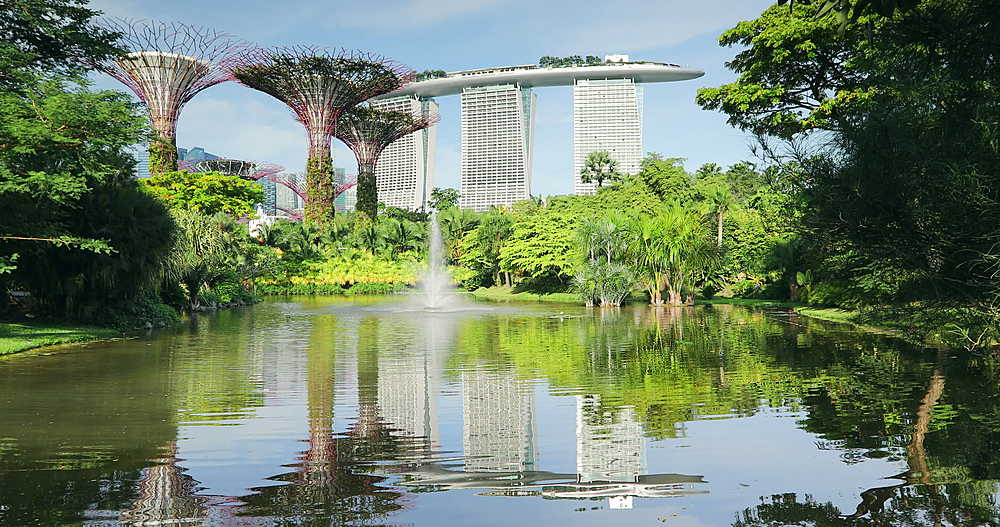 Marina Bay Sands Hotel and Gardens by the Bay, Singapore, Southeast Asia, Asia