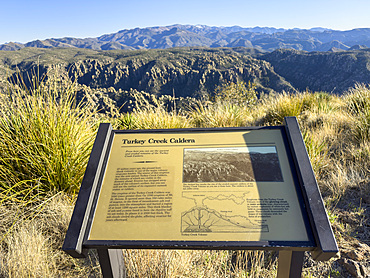 Views of the Turkey Creek Caldera from Sugarloaf Mountain Trail, Chiricahua National Monument, Arizona, USA.