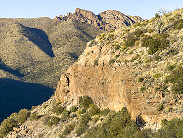 Views of the Turkey Creek Caldera from Sugarloaf Mountain Trail, Chiricahua National Monument, Arizona, USA.