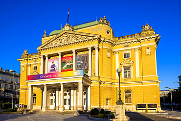 Ivan pl. Zajc Croatian National Theatre, Rijeka, Primorje-Gorski Kotar County, Croatia,