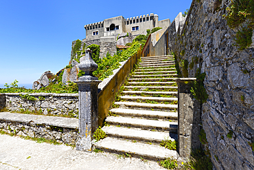 Peninha Sanctuary, Stairs Leading to the hermitage, Sintra-Cascais Natural Park, Colares, Portugal