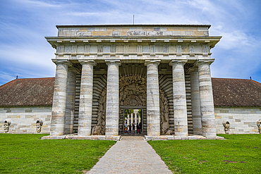 Royal Saltworks at Arc-et-Senans showcases neoclassical architecture and historical significance in France