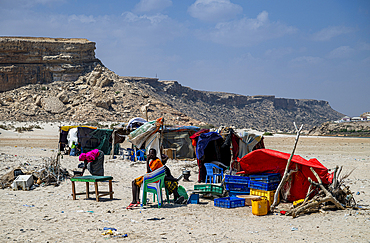 Fisher huts at Eyl, Puntland, Somalia