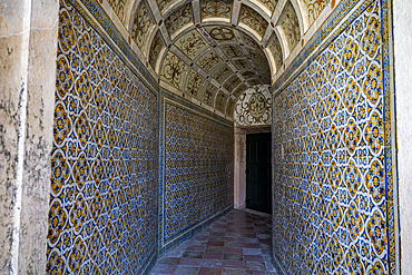 Exploring the intricate tile patterns inside the Convent of Christ in Tomar, Portugal<br />1184-19282 Exploring the intricate tile patterns inside the Convent of Christ in Tomar, Portugal