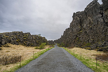 Visit the unique geological features and the historic site of Thingvellir National Park in Iceland