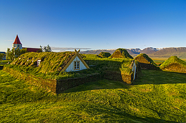 Turf farm with huts, Glaumbaer, Iceland