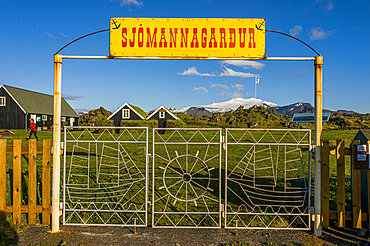 Entrance gate to Sjomannagardur, Snaefellsjökull, Iceland<br />1184-19616 Entrance gate to Sjomannagardur, Snaefellsjökull, Iceland
