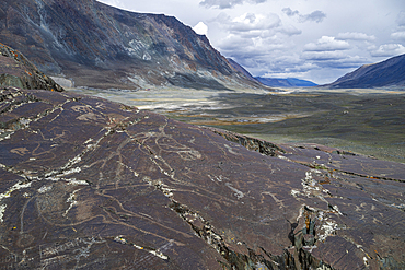 Unesco site Petroglyphic Complexes of the Mongolian Altai, Altai Mountain National Park, western Mongolia