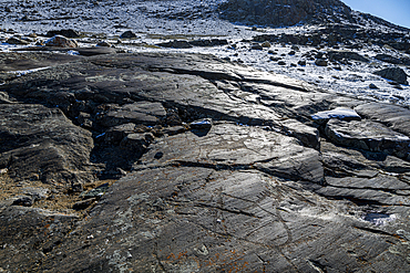 Unesco site Petroglyphic Complexes of the Mongolian Altai, Altai Mountain National Park, western Mongolia