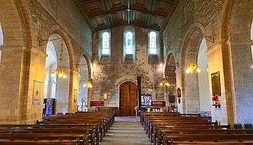Exploring the interior of Margam Abbey, showcasing the architecture and design elements in South Wales<br />1365-2391 Exploring the interior of Margam Abbey, showcasing the architecture and design elements in South Wales
