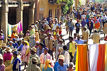 Market day at Ambalavao,Central Highlands,Republic of Madagascar,Indian Ocean