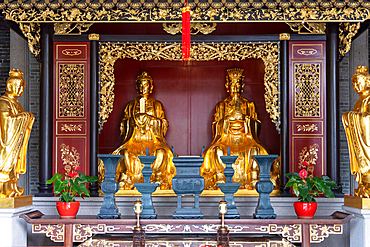 Shrine in Zumiao Temple, Foshan, Guangdong, China