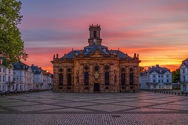 View of the Ludwigskirche in Saarbr&uuml;cken, Germany