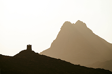Landscape near Al Hamra, Ad Dakhiliyah, Oman, Arabian Peninsula, Middle East