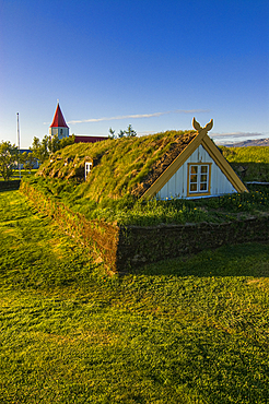 Turf farm with huts, Glaumbaer, Iceland
