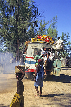 Bush taxi at Tulear,Southern Madagascar, Indian Ocean, Southeast Africa