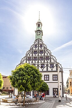 Gewandhaus on the main market square in Zwickau, Saxony, Germany