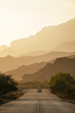 Landscape near Al Hamra, Ad Dakhiliyah, Oman, Arabian Peninsula, Middle East