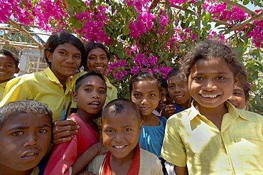 East timor. Children, primary school at usi takeno, oecussi-ambeno