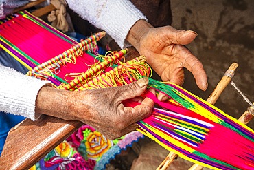 Huancayo Carnival, fajas weaving, Huancayo, Mantaro Valley, Jun&iacute;n, Andes, Peru
