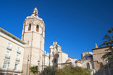 Cathedral, Pla&ccedil;a de la Reina, Valencia, Spain, Europe