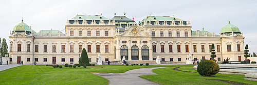 The south facade of the Upper Belvedere Palace, Vienna, Austria